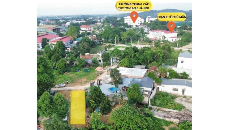 Bán đất 143m2 tại xã Phú Mãn, 2,95 tỷ, mặt tiền 6m Cách ĐHQG chỉ 5' di chuyển